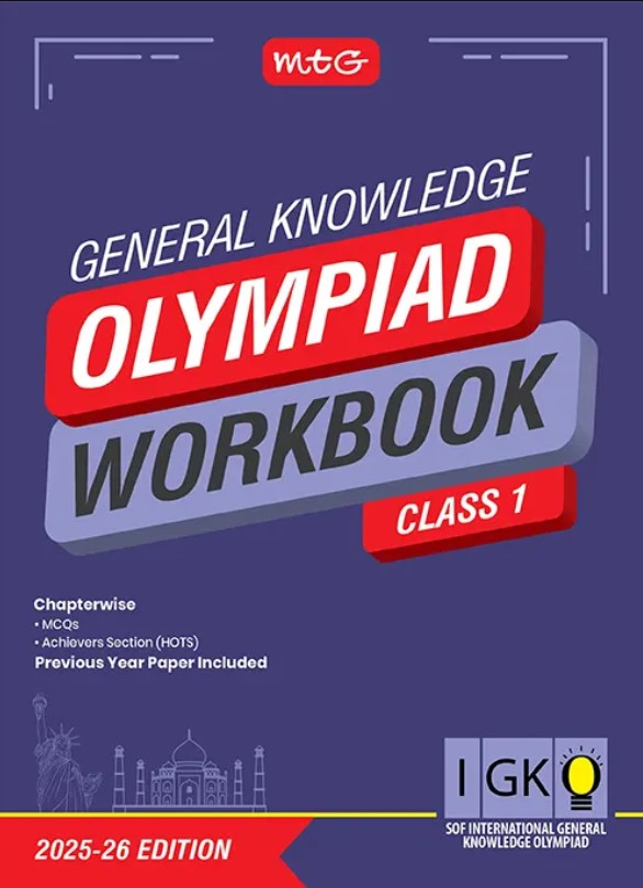 MTG International General Knowledge Olympiad (IGKO) Workbook for Class 1 - SOF Olympiad Preparation Books | 2025-2026 Edition